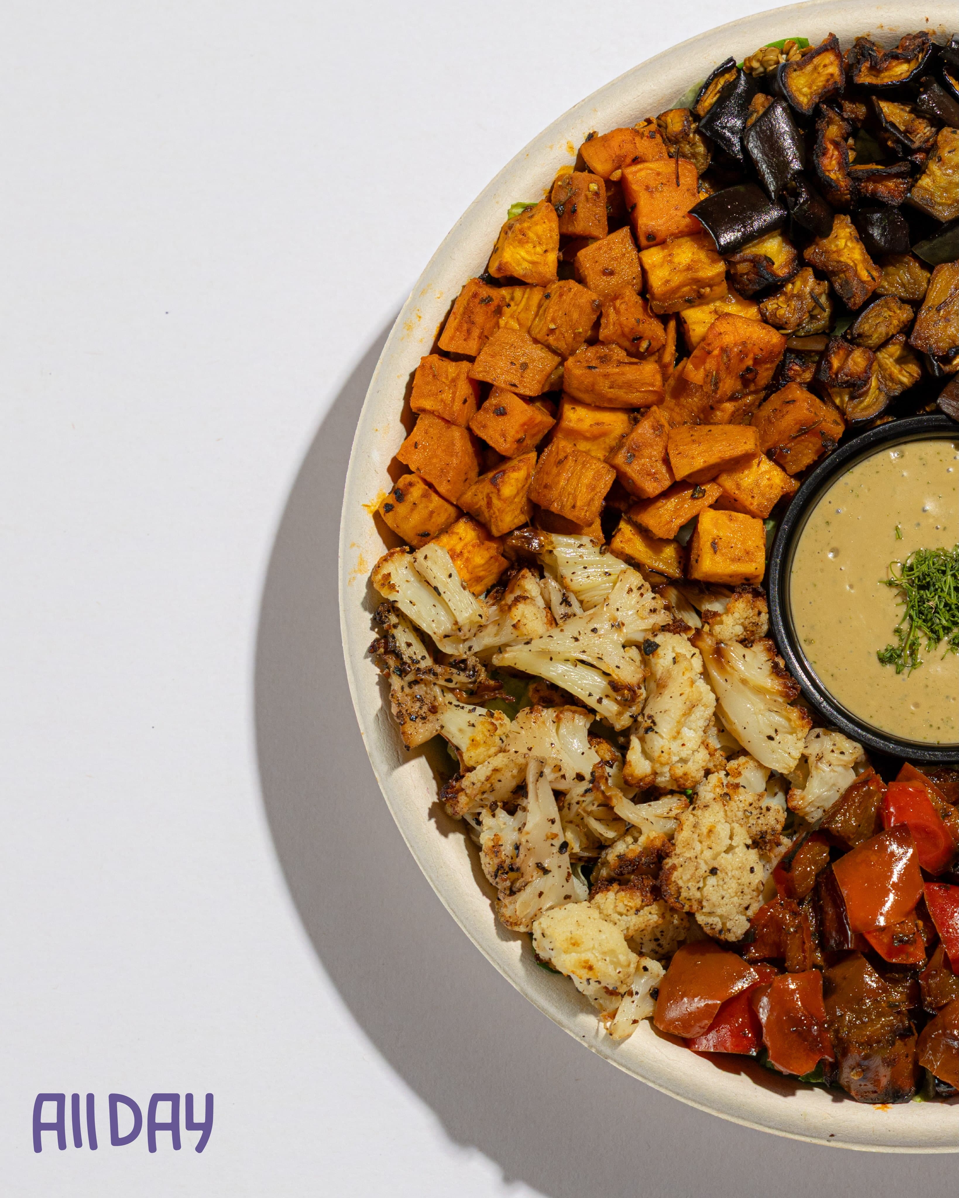 Roasted vegetable bowl